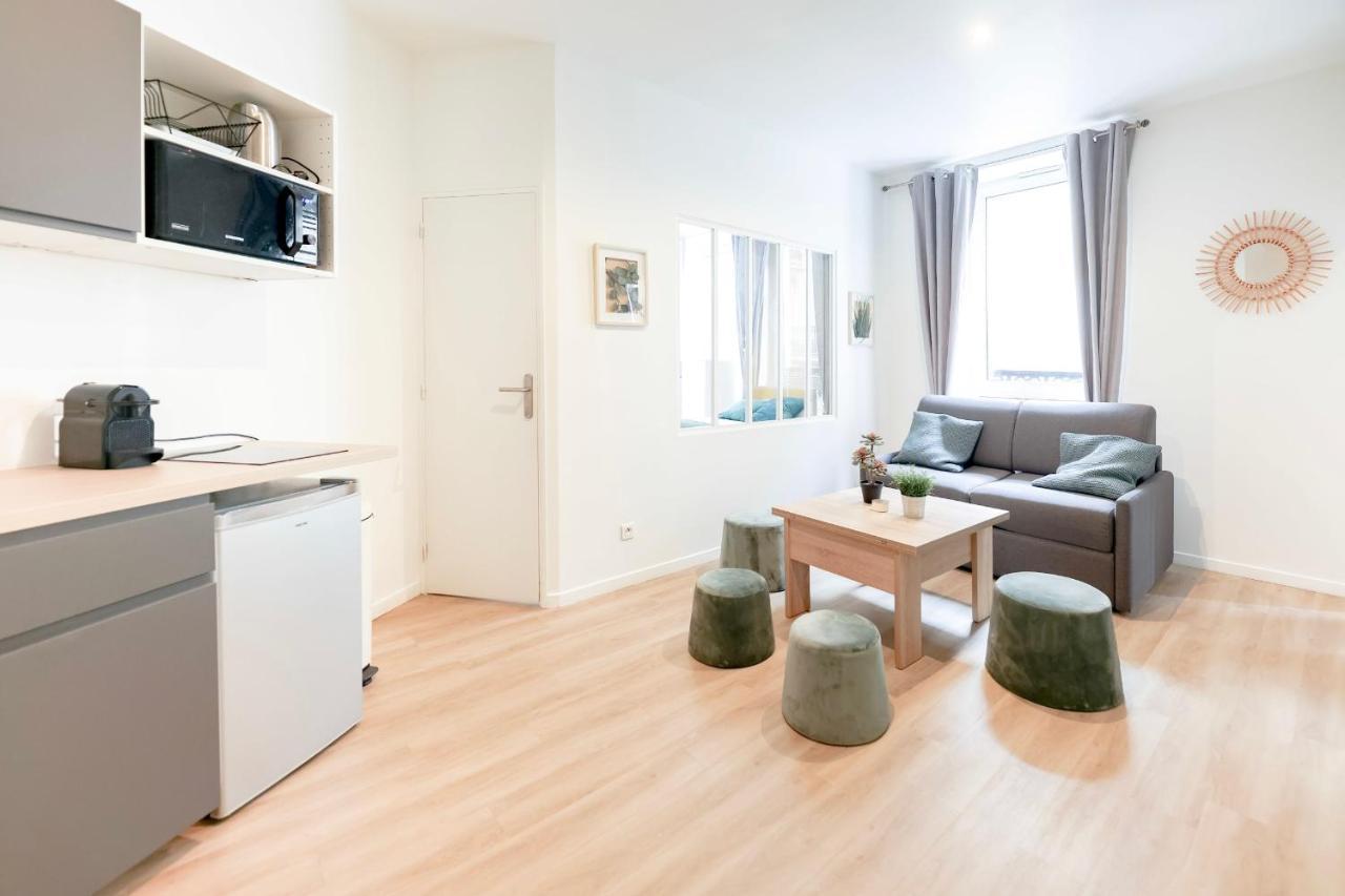 Green Apartment Near Montmartre And Opera ปารีส ภายนอก รูปภาพ